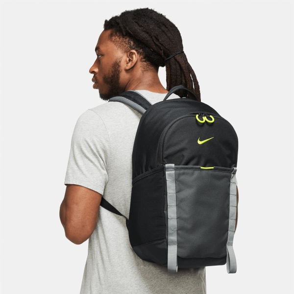 Nike Dri-FIT Hike Backpack - Black/Particle Grey/Atomic Green