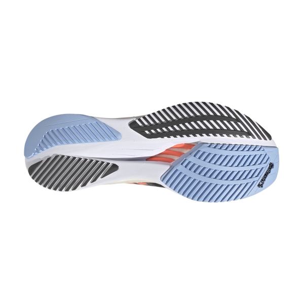adidas adizero Boston 11 - Grey Six/Coral Fusion/Blue Dawn