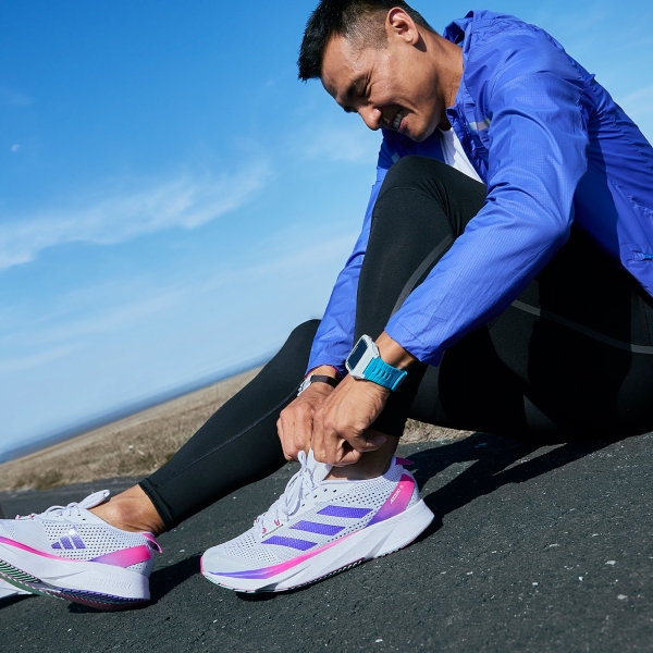 adidas Adizero SL - Cloud White/Lucid Blue/Lucid Fuchsia