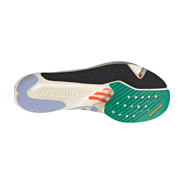 adidas adizero Takumi Sen 9 - White Tint/Coral Black/Court Green