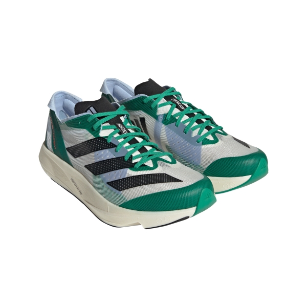 adidas adizero Takumi Sen 9 - White Tint/Coral Black/Court Green