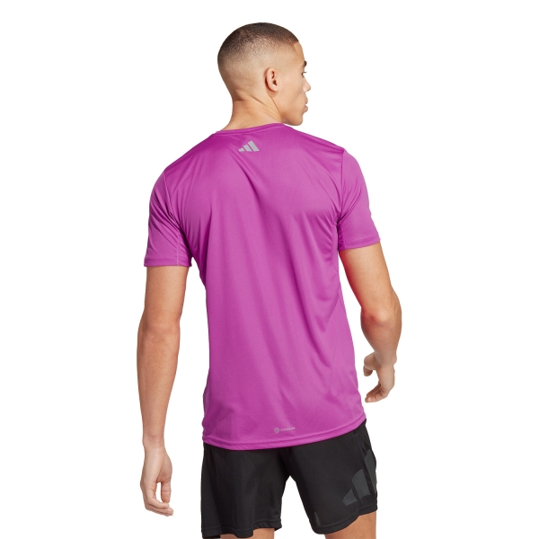 adidas Run Icons 3 Bar T-Shirt - Selfu