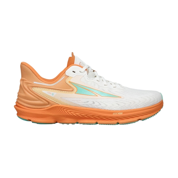 Women's Neutral Running Shoes Altra Torin 6  White/Orange AL0A7R78108