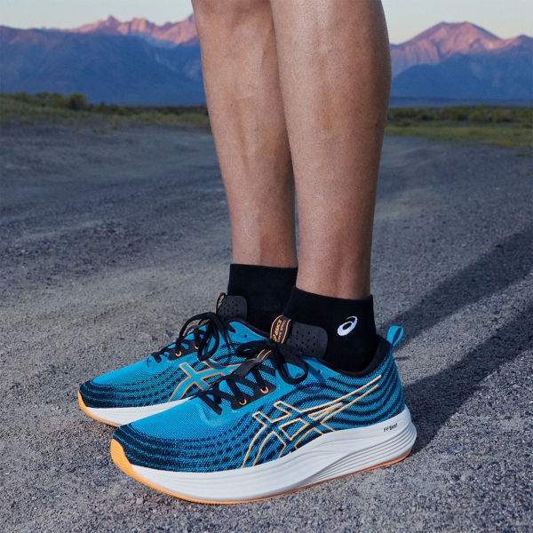 Asics Evoride Speed - Island Blue/Orange Pop