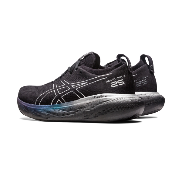 Asics Gel Nimbus 25 Platinum - Black/Pure Silver