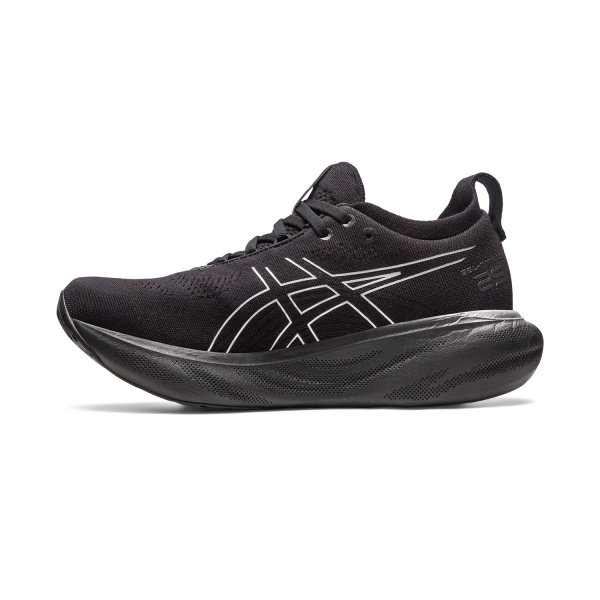 Asics Gel Nimbus 25 Platinum - Black/Pure Silver