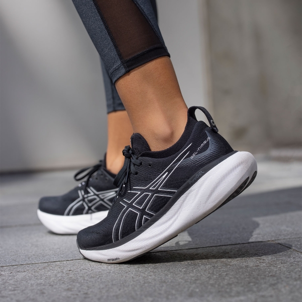 Asics Gel Nimbus 25 - Black/Pure Silver