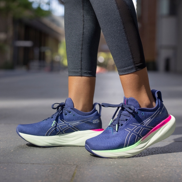 Asics Gel Nimbus 25 - Indigo Blue/Pure Silver