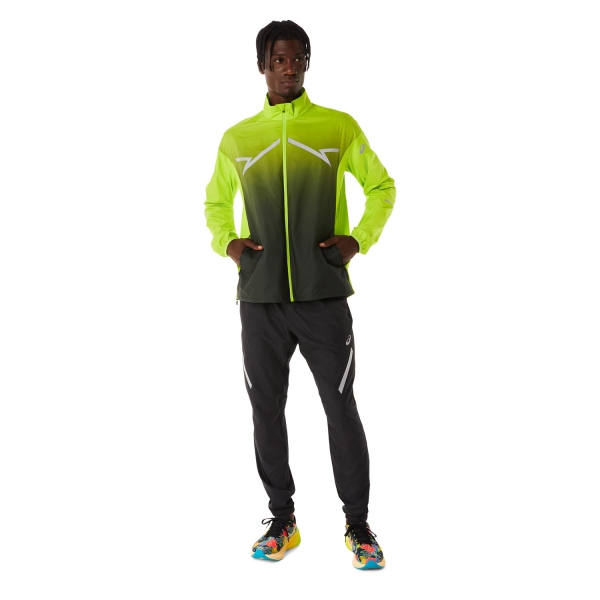 Asics Lite-Show Jacket - Lime Zest/Performance Black