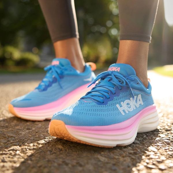 Hoka One One Bondi 8 Women's Running Shoes - Coastal Sky