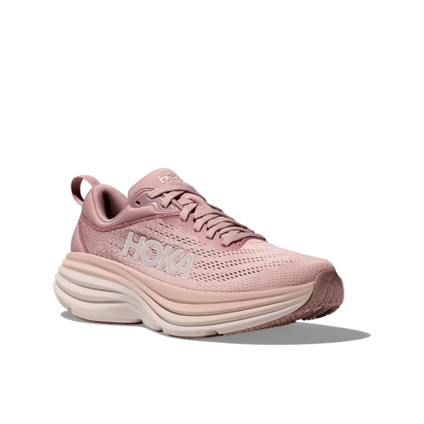 Hoka Bondi 8 - Pale Mauve/Peach Whip