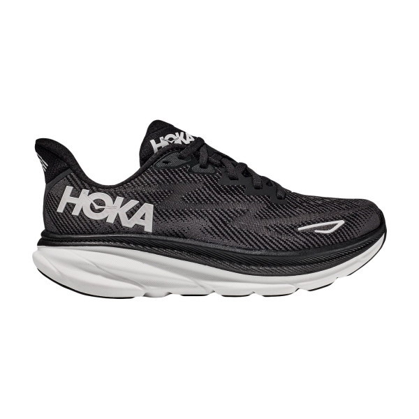 Scarpe Running Neutre Donna Hoka Clifton 9  Black/White 1127896BWHT