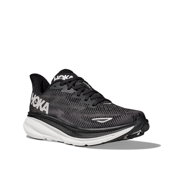 Hoka Clifton 9 - Black/White