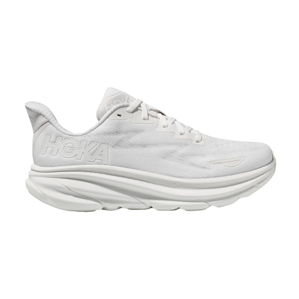 Women's Neutral Running Shoes Hoka Clifton 9  White 1127896WWH