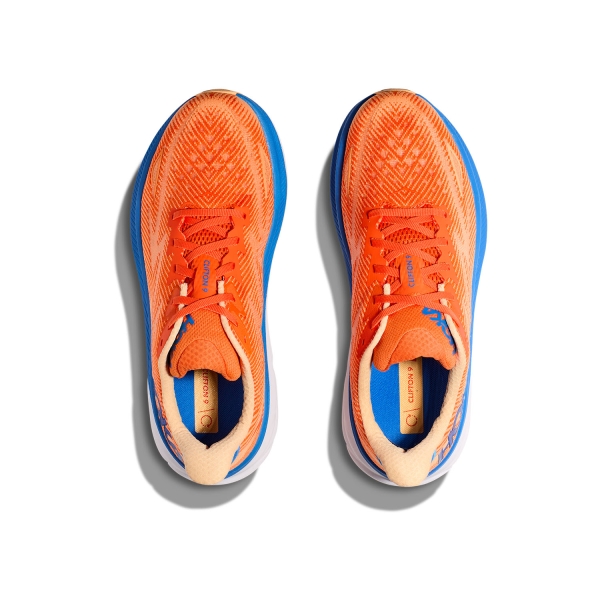 Hoka Clifton 9 - Vibrant Orange/Impala