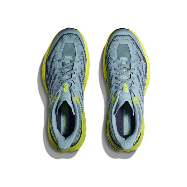 Hoka Speedgoat 5 - Stone Blue/Dark Citron