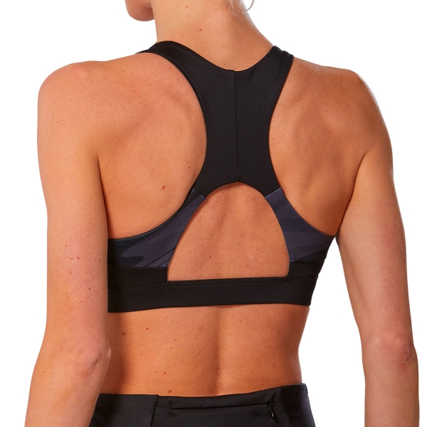 Mizuno Alpha Graphic Sports Bra - Black