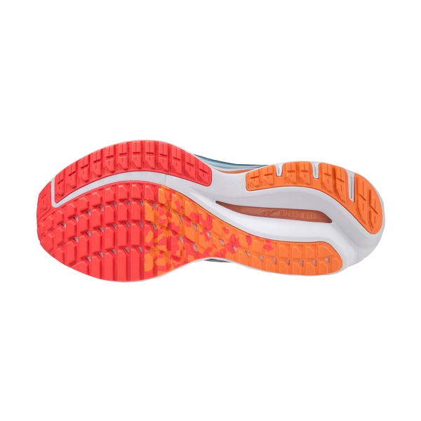 Mizuno Wave Inspire 19 - Provincial Blue/White/Light Orange