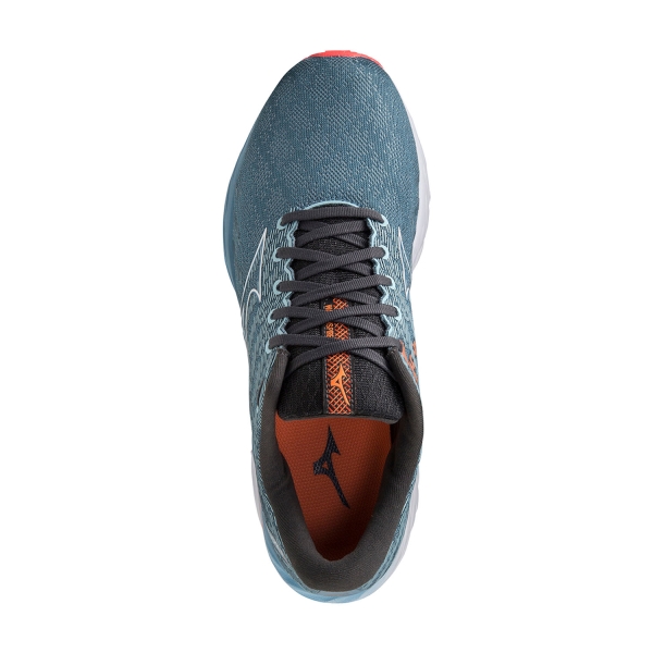 Mizuno Wave Inspire 19 - Provincial Blue/White/Light Orange