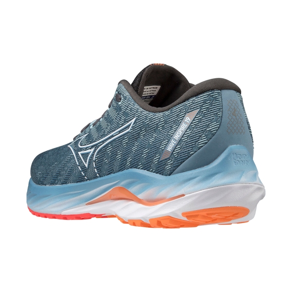 Mizuno Wave Inspire 19 - Provincial Blue/White/Light Orange