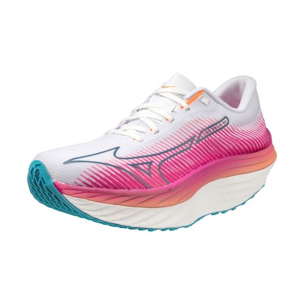 Mizuno Wave Rebellion Pro - White/Silver/807 C