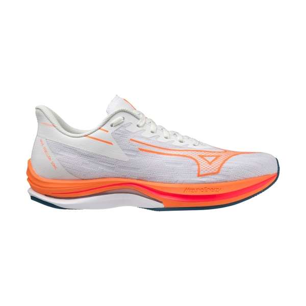 Zapatillas Running Performance Hombre Mizuno Wave Rebellion Sonic  White/Light Orange/Blue Ashes J1GC233054
