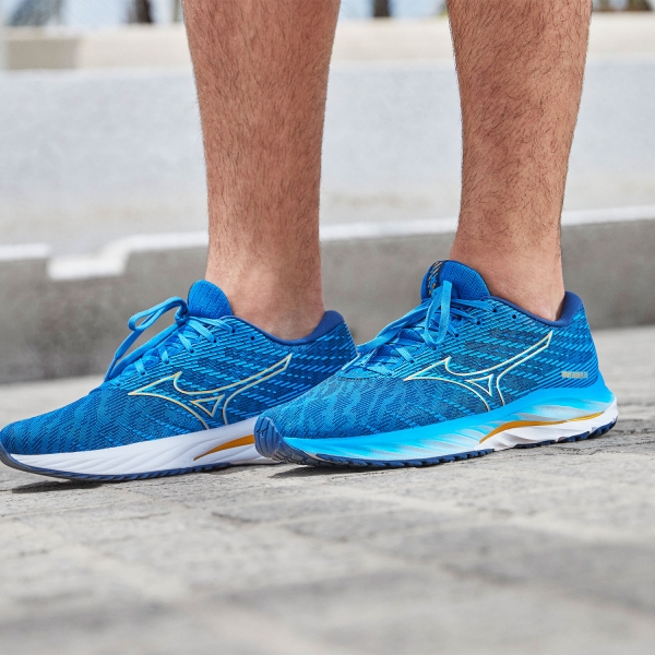 Mizuno Wave Rider 26 - Snorkel Blue/MP Gold/Estate Blue