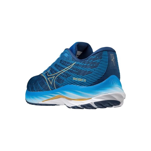 Mizuno Wave Rider 26 - Snorkel Blue/MP Gold/Estate Blue