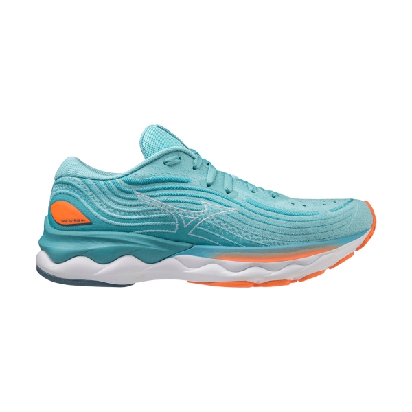 Women's Neutral Running Shoes Mizuno Wave Skyrise 4  Antigua Sand/White/Light Orange J1GD230921