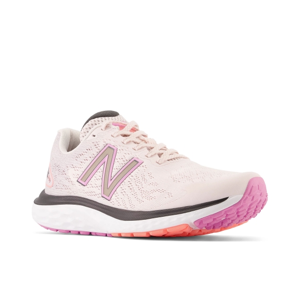 New Balance Fresh Foam 680v7 - Pink/Gold Metallic