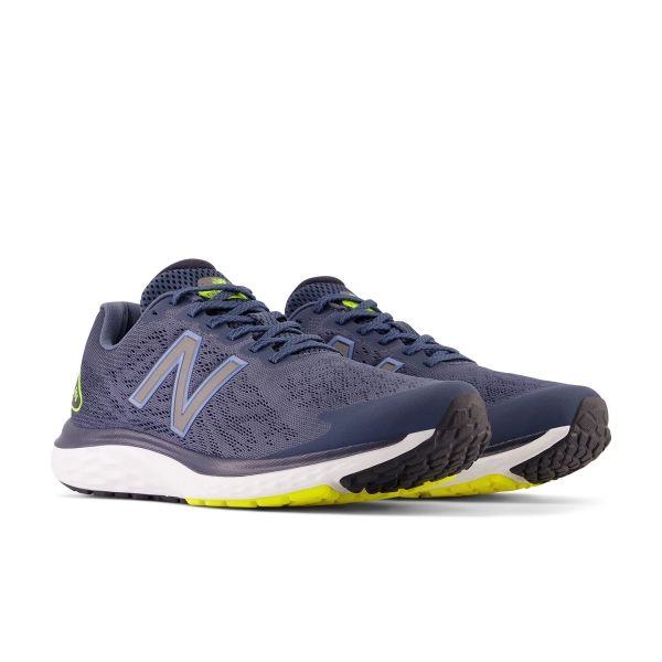 New Balance Fresh Foam 680v7 - Navy/Yallow