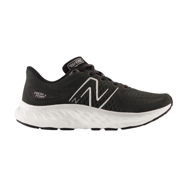 Women's Neutral Running Shoes New Balance Fresh Foam X Evoz V3  Black/Silver Metallic WEVOZLK3