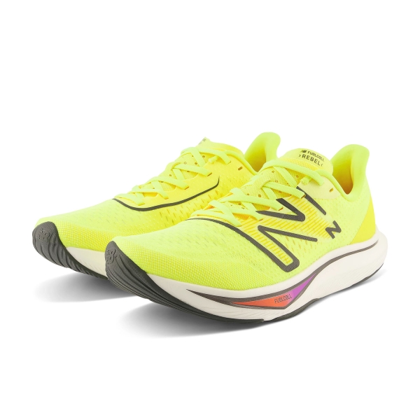 New Balance FuelCell Rebel v3 - Cosmic Pineapple/Blacktop/Neon Dragonfly