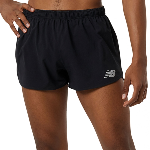 Men's Running Shorts New Balance Impact 3in Shorts  Black MS21267BK