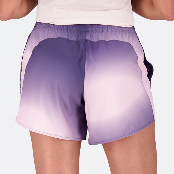 New Balance Printed Accelerate 5in Shorts - Lilac Cloud