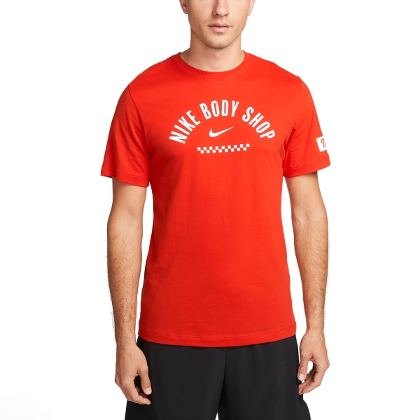 Men's Training T-Shirt Nike DriFIT Body Shop TShirt  Picante Red DZ2733633