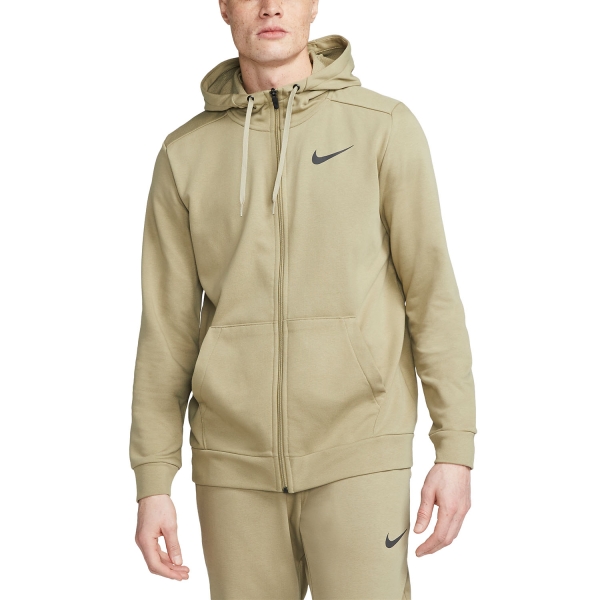 Men's Training Jacket and Hoodie Nike DriFIT Logo Hoodie  Neutral Olive/Black CZ6376276