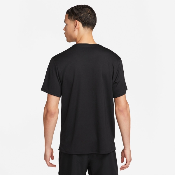 Nike Dri-FIT UV Run Division Miler T-Shirt - Black/Reflective Silver