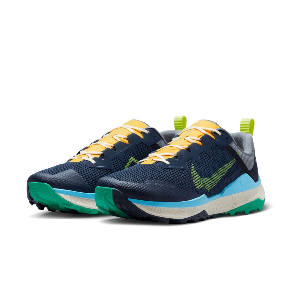 Nike React Wildhorse 8 - Obsidian/Volt/Cool Grey/Baltic Blue