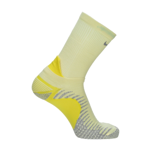 Nike Trail Crew Socks - Citron Tint/White/Reflective Silver