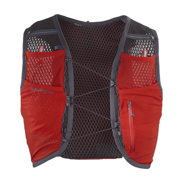 Salomon Active Skin 8 Backpack - Fiery Red/Ebony