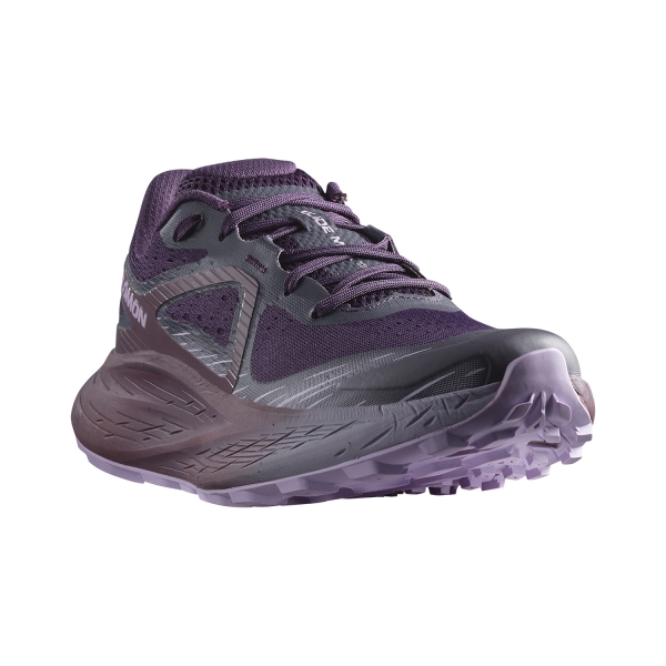 Salomon - Women's Ultra Glide 2 - Trail running shoes - Nightshade /  Vanilla Ice / Serenity | 4 - Regular (UK)