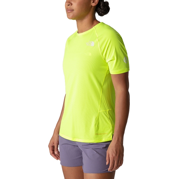 Women's Running T-Shirts The North Face Summit High TShirt  Led Yellow NF0A7ZTV8NT