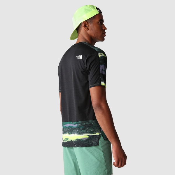 The North Face Summit High Maglietta - Deep Grass Green/Light Painting Print