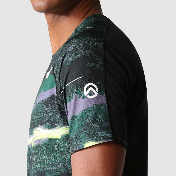 The North Face Summit High Maglietta - Deep Grass Green/Light Painting Print