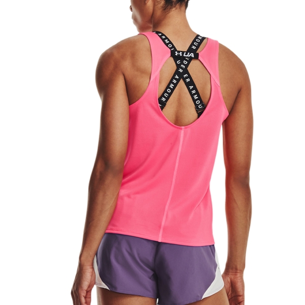 Under Armour Fly By Tank - Pink Shock