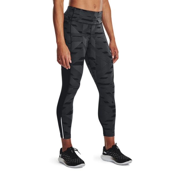 Women's Running Tights Under Armour Fly Fast Tights  Black/Mod Gray/Reflective 13697720005