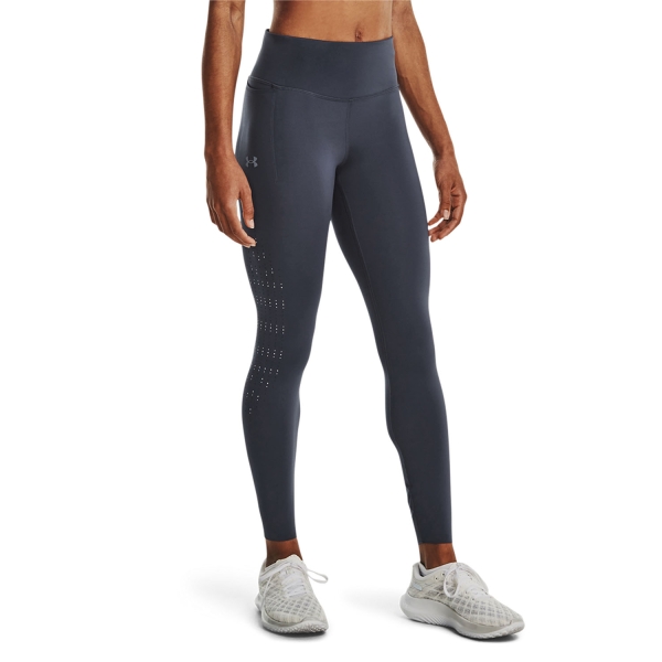 Women's Running Tights Under Armour Under Armour FlyFast Elite Tights  Downpour Gray  Downpour Gray 
