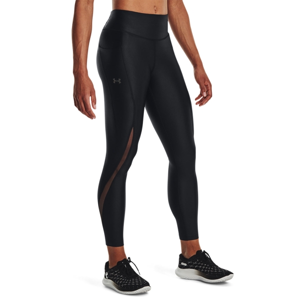 Women's Running Tights Under Armour FlyFast IsoChill Tights  Black/Reflective 13768210001