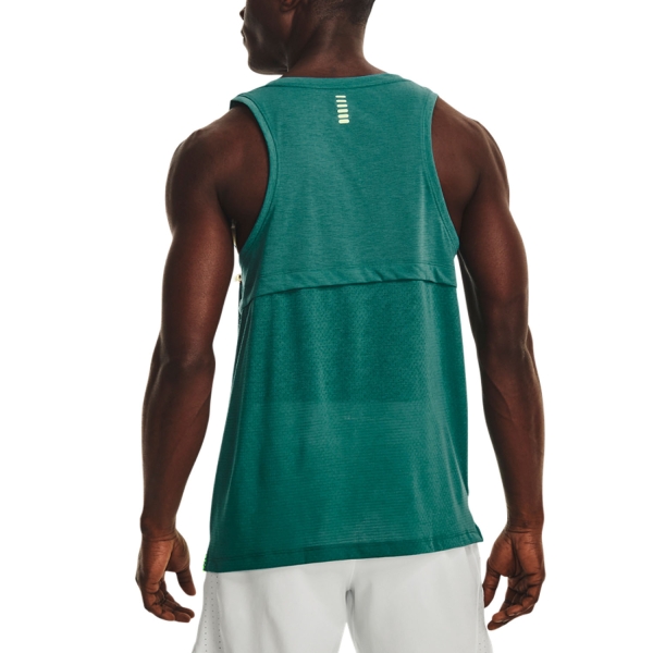 Under Armour Streaker Wind Top - Coastal Teal/Lime Surge